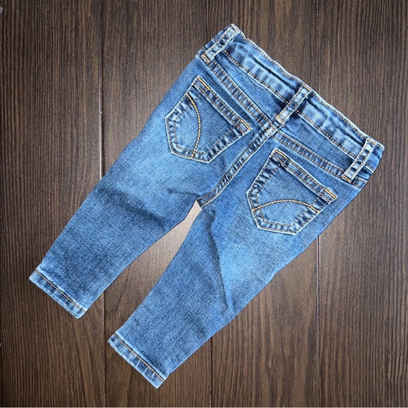 Joe’s Jeans Baby Girls Blue Denim Skinny Jeans, Size 9M - Picture 2 of 10